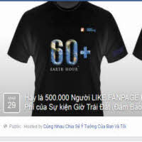 Công nghệ thông tin - Trò lừa tặng áo "Giờ Trái Đất" trên Facebook