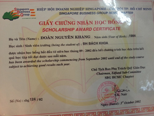 Lộ bảng điểm của MC Nguyên Khang - 2