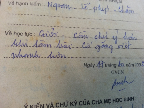 Lộ bảng điểm của MC Nguyên Khang - 11