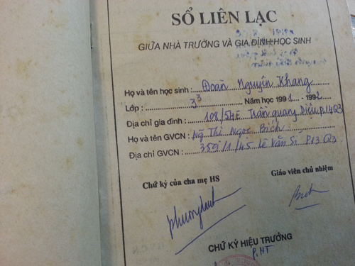 Lộ bảng điểm của MC Nguyên Khang - 9