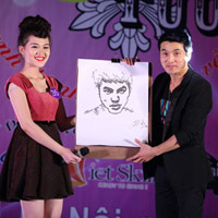 Bạn trẻ - Cuộc sống - Ưng Hoàng Phúc được người đẹp vẽ chân dung