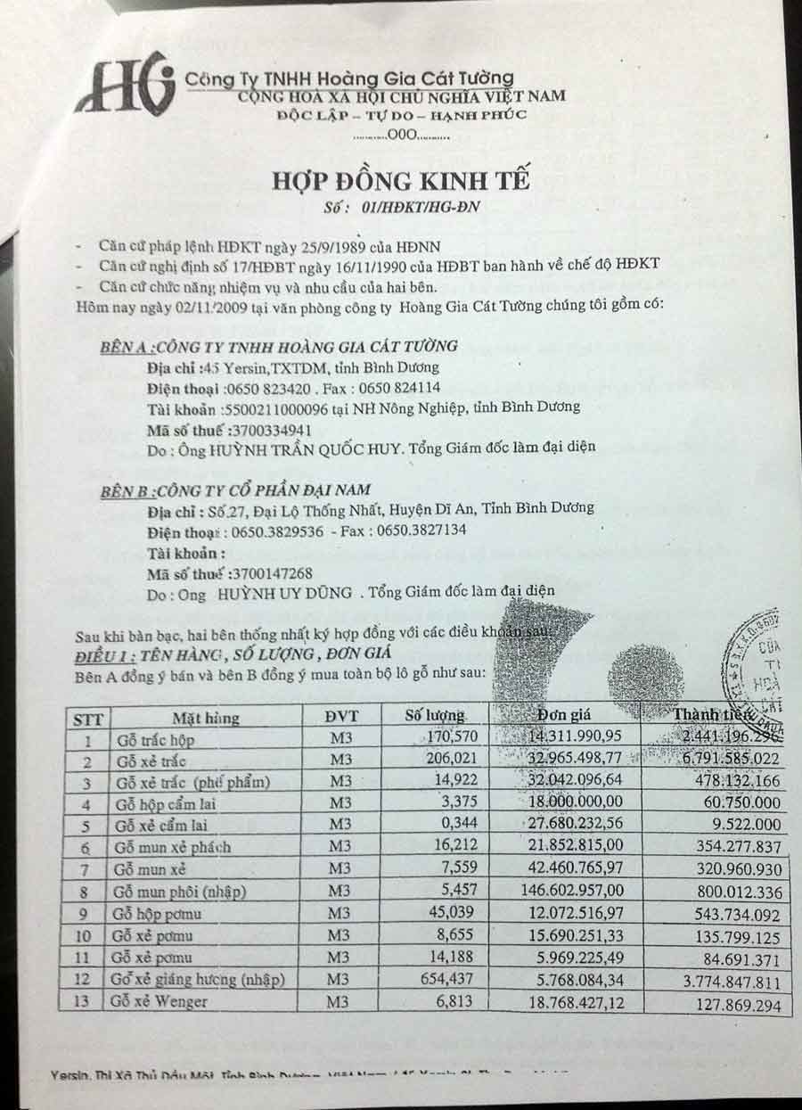 Khởi tố vụ gỗ lậu nghi là của Công ty Đại Nam: Ông Dũng “lò vôi” nói gì? - 2