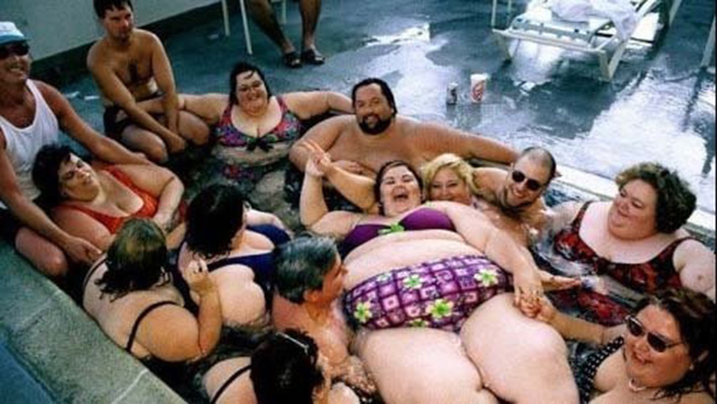 Những hình ảnh hài hước của người béo phì - 5