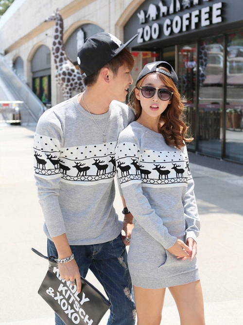 Áo len đôi cho cặp tình nhân trong mùa đông sành điệu - 2