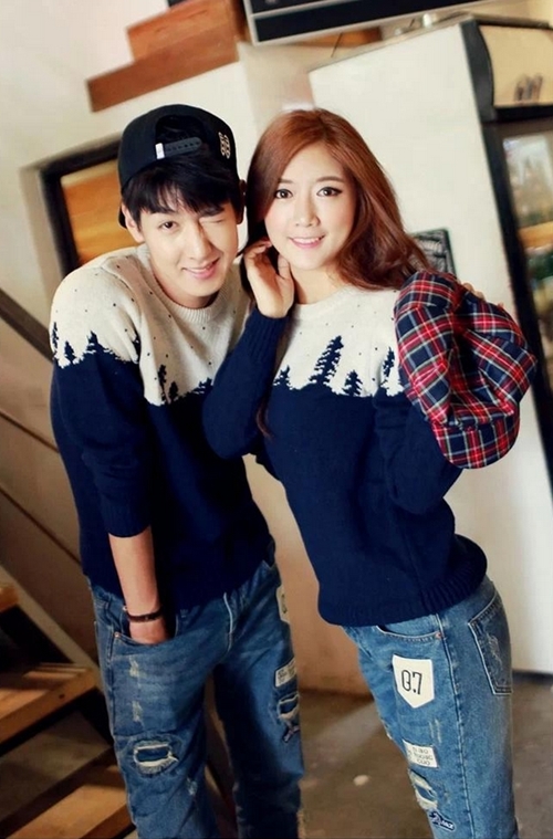 Áo len đôi cho cặp tình nhân trong mùa đông sành điệu - 10