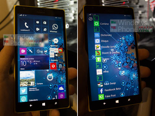 Thêm hình ảnh rò rỉ Windows 10 trên smartphone - 1