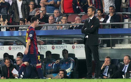 Dọa phạt Messi, Enrique đối diện nguy cơ bị "trảm" - 1