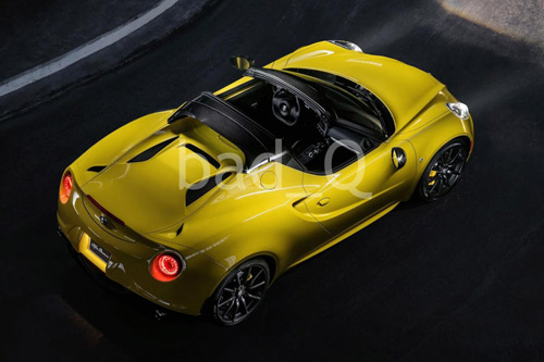 Alfa Romeo 4C Spider không che đậy xuất hiện - 2