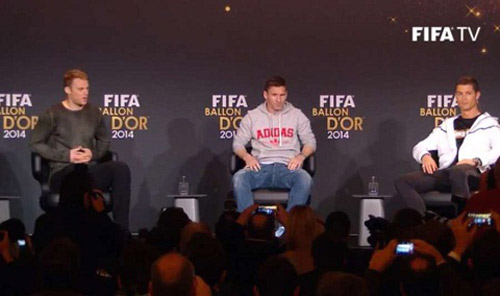 Ronaldo giành QBV FIFA 2014 - 11