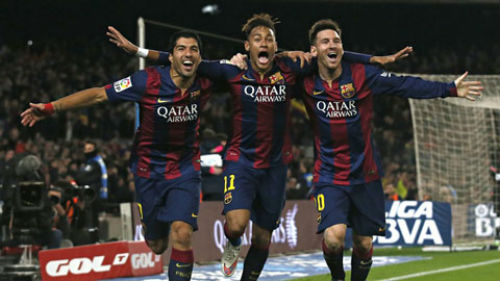 Deportivo - Barca: "Đại pháo" Messi, Neymar, Suarez - 1