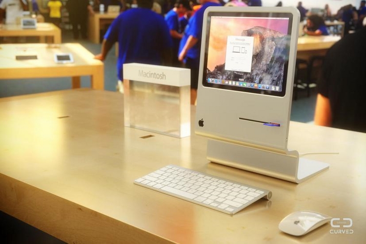 Concept iMac được các nhà thiết kế ở Curved Labs tạo ra.
