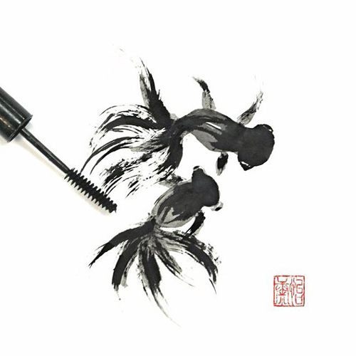 Ngỡ ngàng với tranh nghệ thuật từ mỹ phẩm - 4