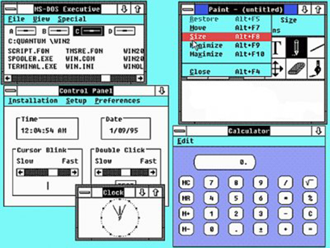 Windows 2.0: 1987
