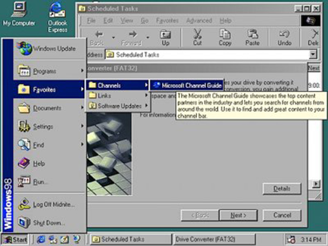 Windows 98: 1998
