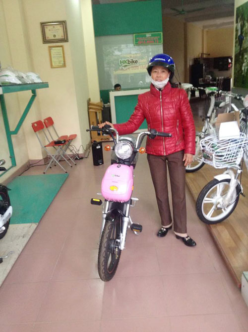 Người dân thành phố nô nức đi mua xe điện - 2