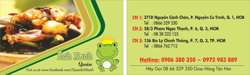 Ếch Xanh Quán ra mắt thực đơn mới mừng tết Ất Mùi - 9