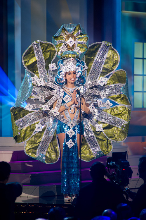 Cồng kềnh và sexy như trang phục dân tộc của HHHV - 9