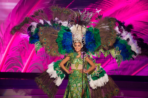 Cồng kềnh và sexy như trang phục dân tộc của HHHV - 12