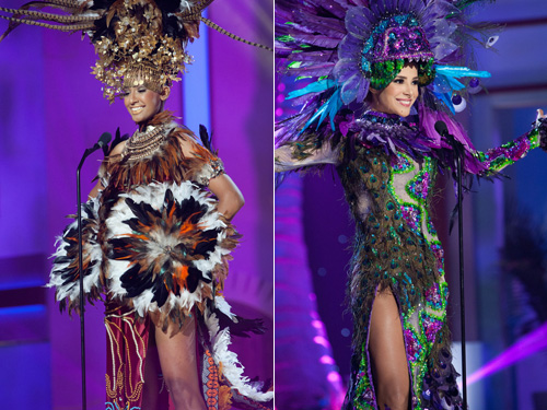 Cồng kềnh và sexy như trang phục dân tộc của HHHV - 11