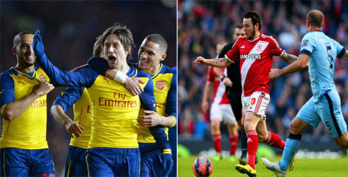 Vòng 5 FA Cup: Arsenal đụng kẻ hạ gục Man City - 1