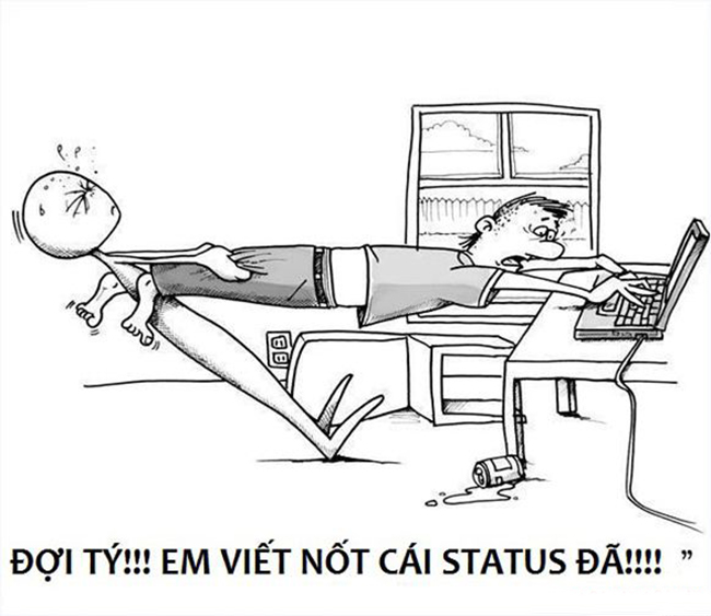 Những ảnh chế hài hước về dân nghiện Facebook - 6