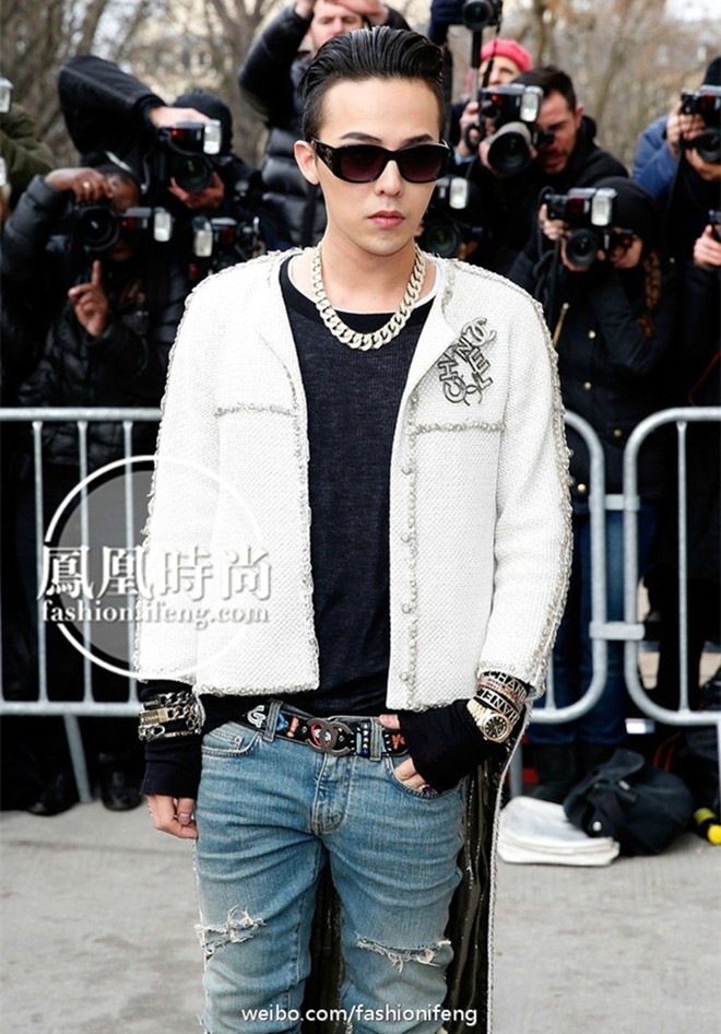 G-Dragon cực ngầu ở tuần lễ thời trang cao cấp Paris - 1