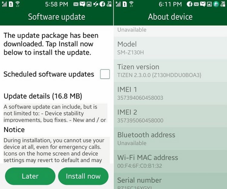Nền tảng Tizen của Samsung Z1 gặp trục trặc - 2