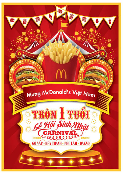 McDonald’s tưng bừng tổ chức lễ hội sinh nhật phong cách Carnivala - 1
