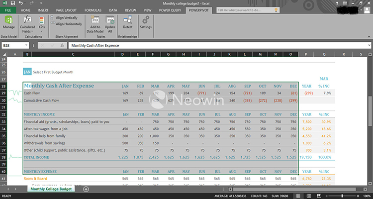 Microsoft Office Excel: Thẻ PowerPivot
