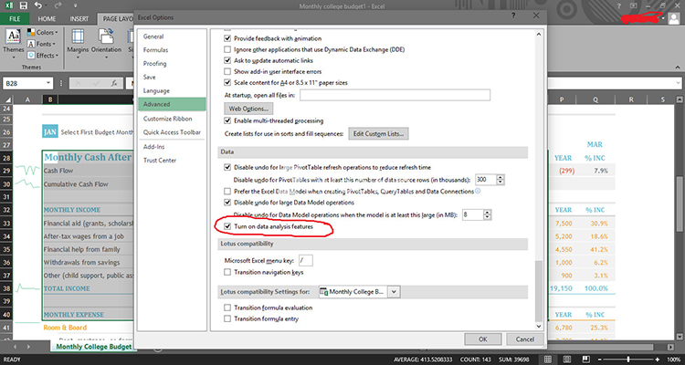 Microsoft Office Excel: Tùy chọn phân tích dữ liệu trên Excel
