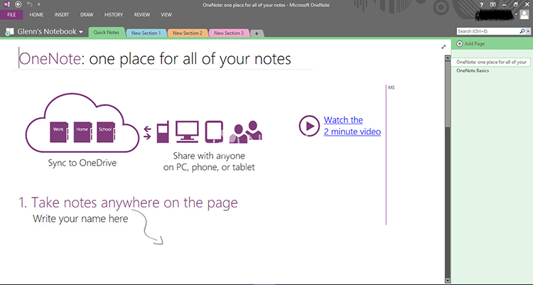 Microsoft Office OneNote: Thẻ File
