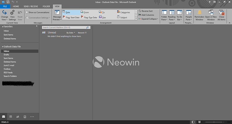 Microsoft Office Outlook: Thẻ View
