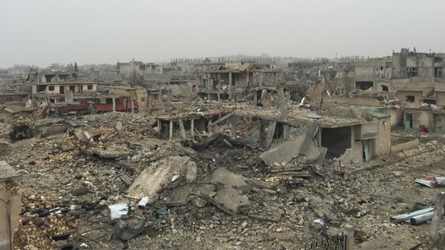 Bên trong “thành phố chết” phiến quân IS vừa tháo chạy - 1