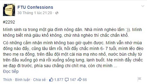 Tâm sự cảm động của SV Ngoại thương về sự “nghèo khổ“ - 2