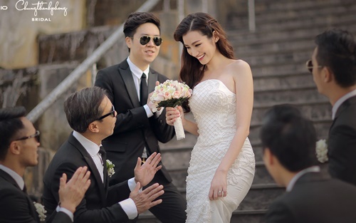 Trúc Diễm tung ảnh cưới ngọt ngào khiến fan ngất ngây - 1