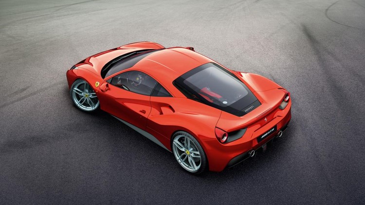Hình ảnh ấn tượng về 488 GTB được Ferrari tung ra trong dịp sự kiện Triển lãm xe hơi Geneva vào tháng 3.2015.
