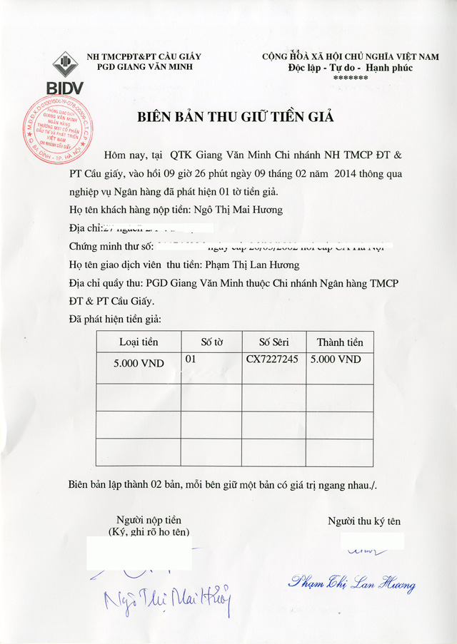 Tiền giả mệnh giá 5.000 đồng len lỏi vào chợ - 2