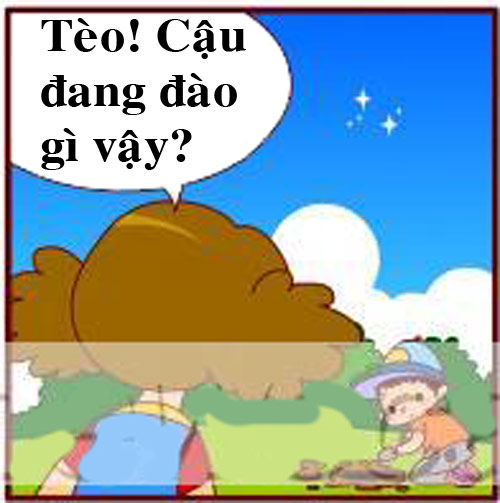 Truyện tranh: Tèo đi chôn cá vàng - 1