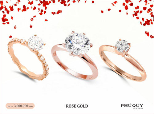 Vàng hồng – xu hướng trang sức mùa Valentine - 1