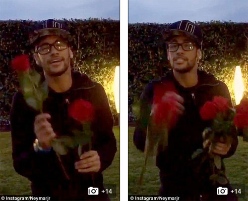 Valentine ngọt ngào của Neymar, Falcao - 1