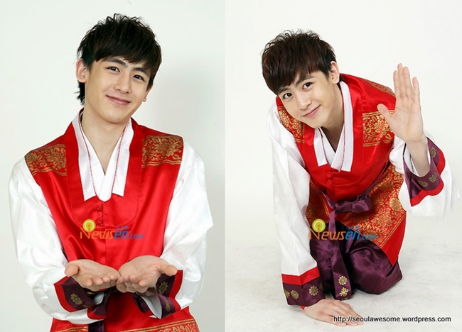 Sao Hàn xinh đẹp trong trang phục hanbok đón năm mới - 5