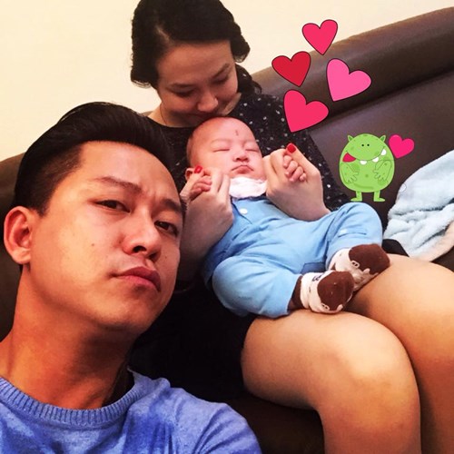 Sao Việt khoe người thân ngày đầu xuân - 8