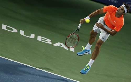 Federer - Verdasco: "Tự bắn vào chân" (V2 Dubai) - 1