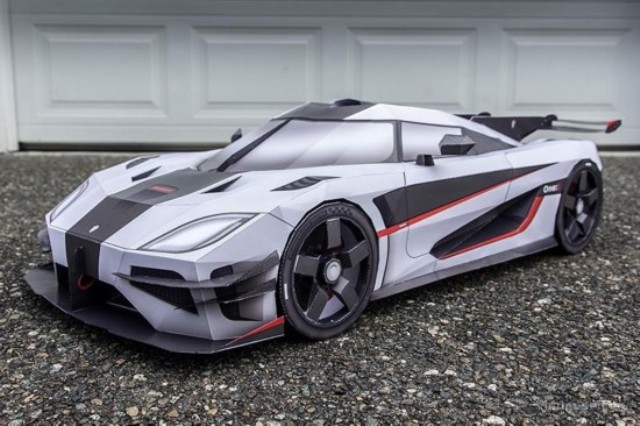 Kỳ lạ những mô hình siêu xe bằng giấy như thật - 2