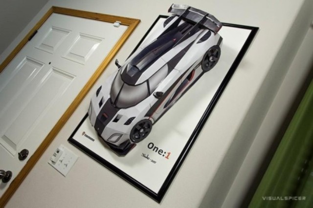 Kỳ lạ những mô hình siêu xe bằng giấy như thật - 4