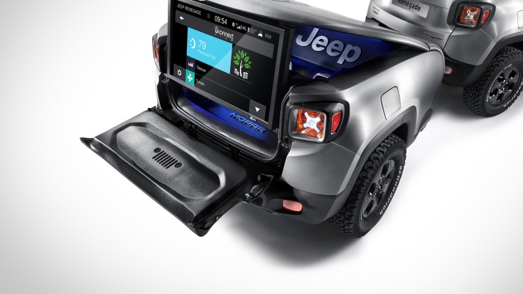 Jeep tung mẫu Renegade Hard Steel gắn khoang tải độc đáo - 1