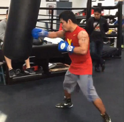 Pacquiao thách đấu Mayweather vì con cái - 6
