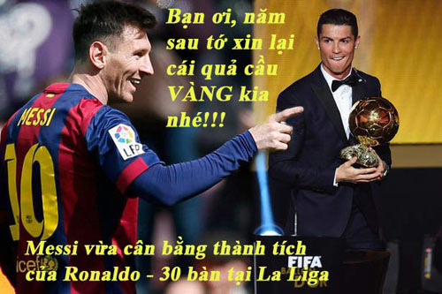 Ảnh chế tuần 2-8/3: Messi "xát muối" Ronaldo, chắc Miura không về - 9