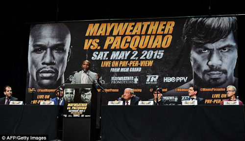 Mayweather-Pacquiao gặp nhau lần cuối trước trận quyết đấu - 3