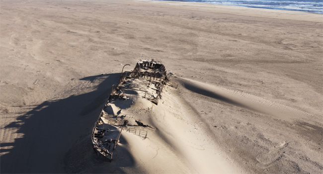 Bờ biển&nbsp;Skeleton, Namibia.
